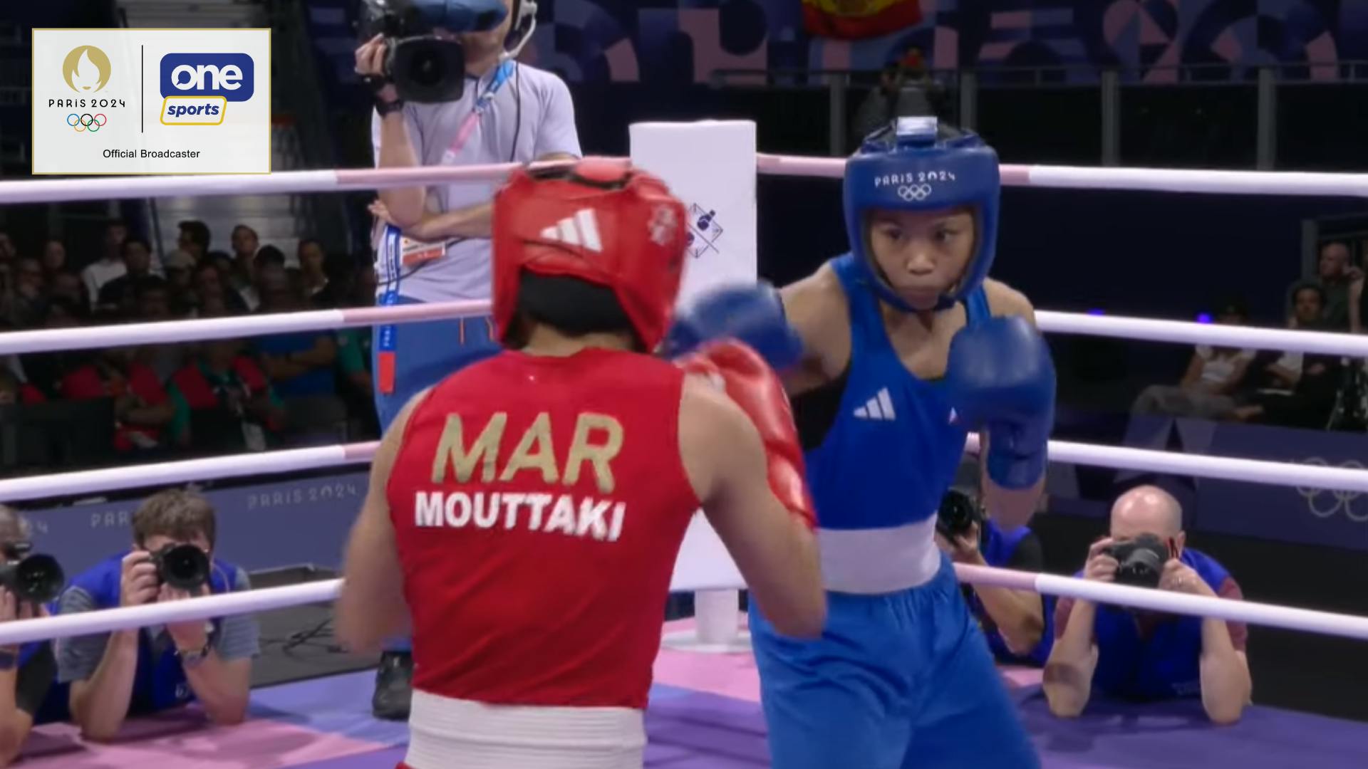 Aira Villegas edges Yasmine Mouttaki via unanimous decision, advances to Round of 16 in Paris 2024 boxing